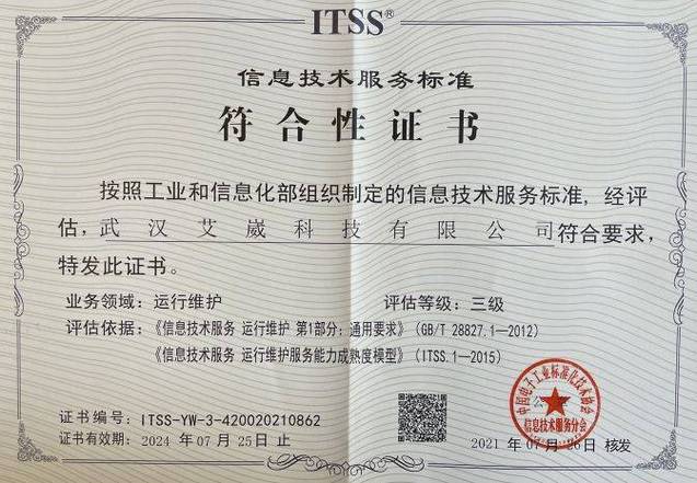 itss是一套成体系的信息技术服务标准库,全面规范了it服务产品及其